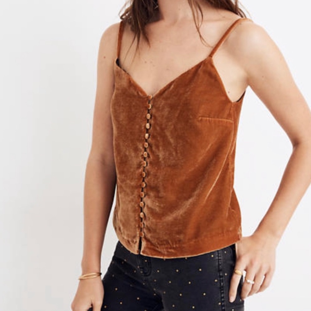 NWT Madewell velvet Tank